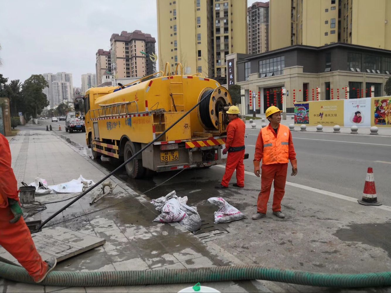 永川排污管道清淤-管道清洗